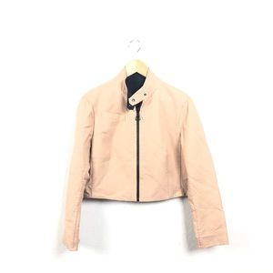 Akris Jacket Zip Up Cotton Reversible Blazer 2 in 1